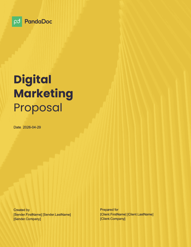 Digital Marketing Proposal Template